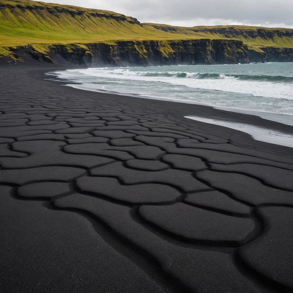 Quelle croisière propose des excursions pour découvrir les plages de sable noir en Islande?