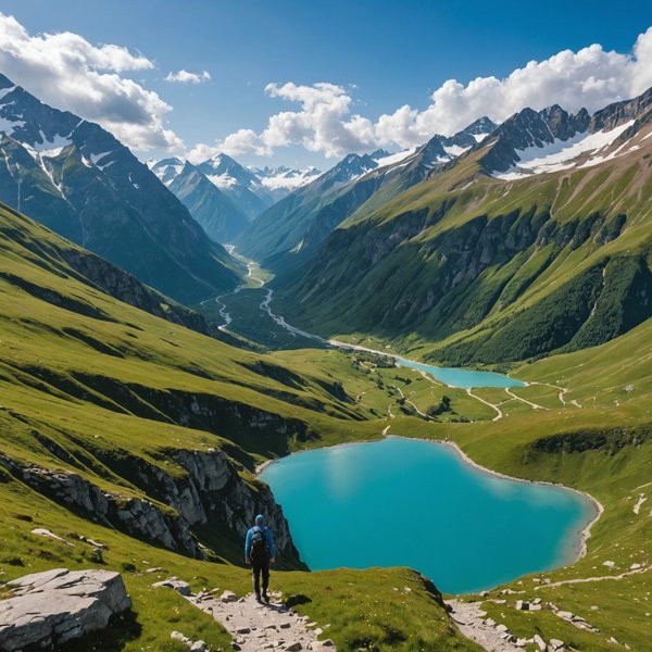 Où trouver les meilleures expériences de randonnée dans les montagnes du Caucase en Géorgie?