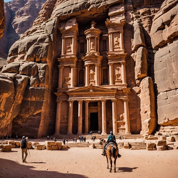 Comment planifier une visite des ruines antiques de Petra en Jordanie?