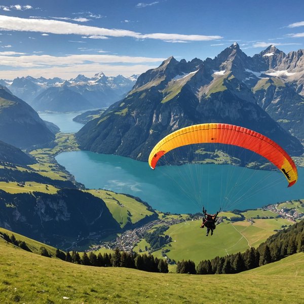 Quels sont les meilleurs spots pour faire du parapente au-dessus des Alpes suisses?