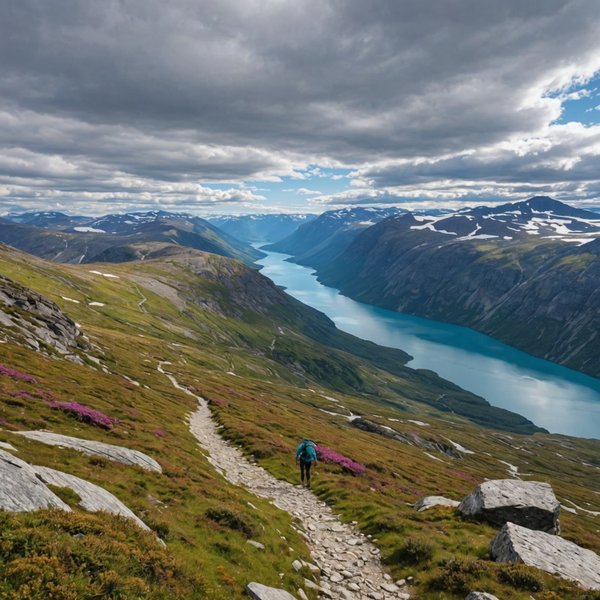 Quels sont les meilleurs itinéraires pour une randonnée dans les montagnes de Jotunheimen, Norvège?
